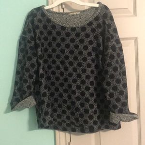 Madewell Polka Dot Reversible Top